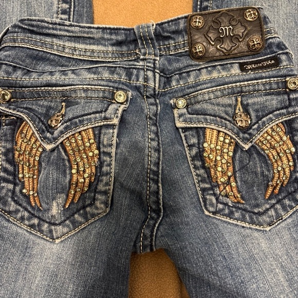 Miss Me  Boot Cut Jeans girls size 10 - Picture 6 of 6